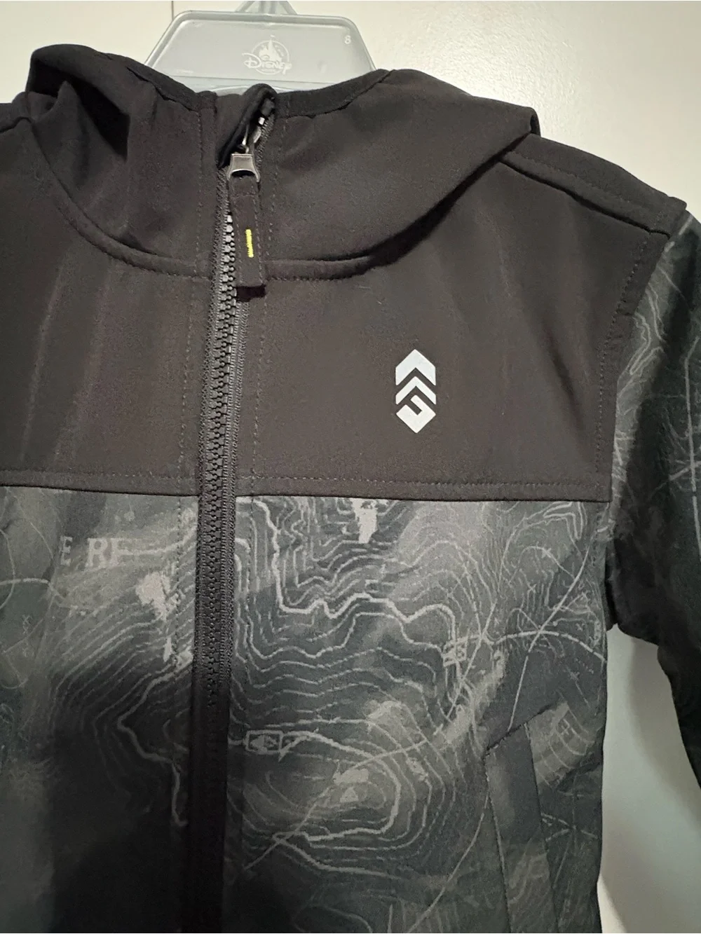 Free Country Boys' Black & Gray Hooded Softshell Jacket